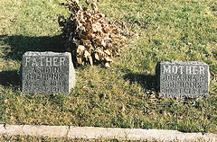 Graves of Arend Jan Greupink and Johanna Berendina te Roller.