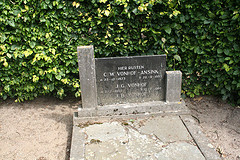 Grave of C.W. Vonhof-Ansink, J.G. Vonhof and J.B. Vonhof.