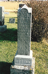 Grave of Derk Abbink.
