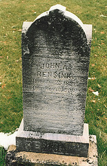 Grave of Jan Albert Rensink.