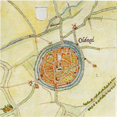 Oldenzaal, by Jacob van Deventer, circa 1565