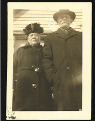 Tonis Kolste (1858-1940) with daughter Gezina Engelina