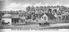 William Walvoord residence in Lancaster county, Nebraska.